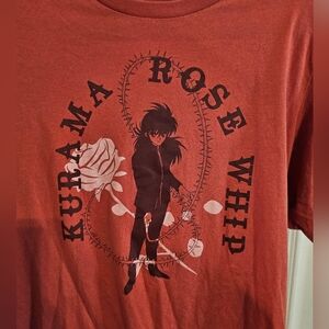 Uniqlo SZ L unisex Yu Yu Hakusho anime Kurama short sleeve t shirt